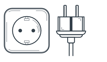 [260-0011] Power cord - plug type F/E