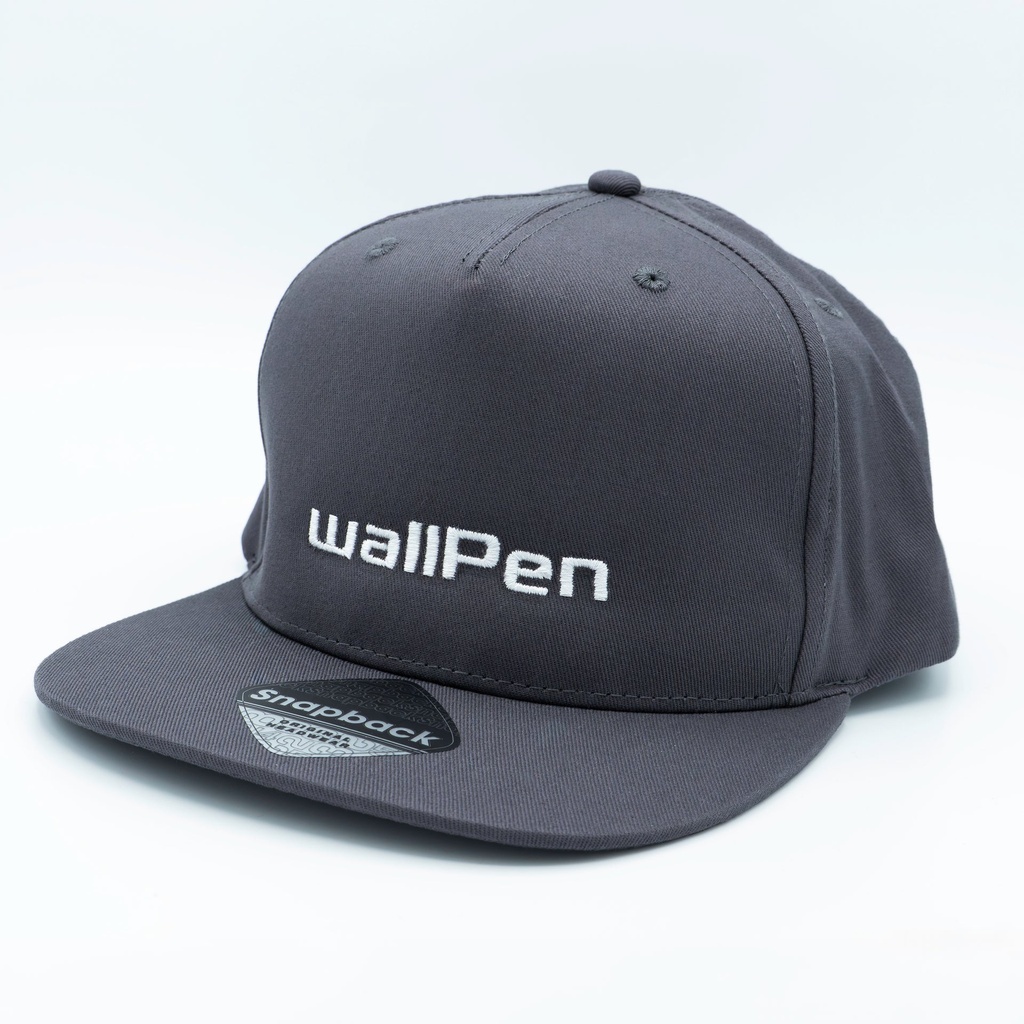 [92-0002] wallPen Snapback Cap Anthracite